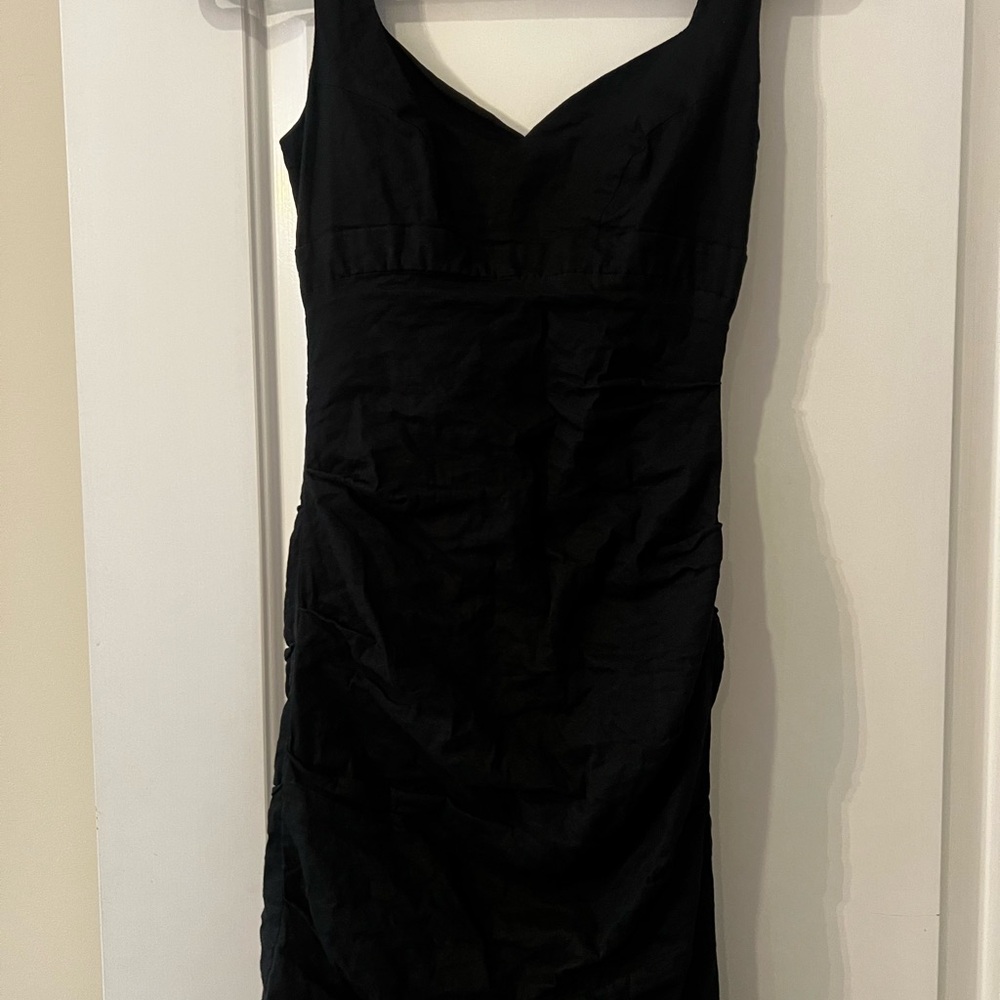 Nicole Miller Black Sleeveless Mini Dress